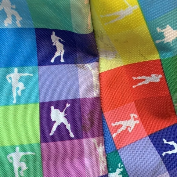 Fortnite dancing colorful backpack book bag - Picture 4 of 8